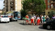 Incidente stradale in Via Peschiera: signora si rompe una gamba