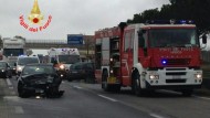 Incidente sulla Pontina in direzione Roma, traffico in tilt con code