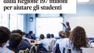 Regione Lazio mette a disposizione 197milioni per studenti.