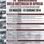 70 °Anniversario della battaglia di Aprilia