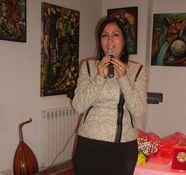 Presidente dell’associazione Donne Tunisine-Arabe, la Palma del Sud, Sihem Zrelli.