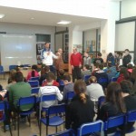 Il pallavolista Francesco Fortunato incontra gli studenti apriliani