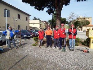 Aiuola Piazza Roma lavoratori