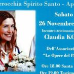 Claudia Koll racconta la sua conversione alla chiesa Spirito Santo