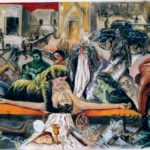 Un imponente dipinto di Guadagnuolo, per invocare “Pace” in Medio Oriente