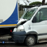 Incidente con 4 mezzi pesanti: Pontina chiusa a km 29.700 in direzione Pomezia