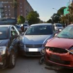 Incidente in Via De Gasperi: tre auto coinvolte, nessun ferito