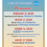 Festa di Sant’Anna a Pontinia: le iniziative dal 24 al 28 luglio.