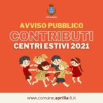 Aprilia: contributi centri estivi 2022.