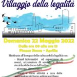 Villaggio della Legalità: 3 giorni di iniziative, esposizioni e convegni.