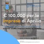 Aprilia, bando: €100.000 per le imprese, per conciliare tempi vita-lavoro.