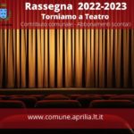 Rassegna teatrale 2022-2023: abbonamenti scontati con il contributo comunale.