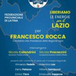 Regionali: Rocca domani a Latina con Calandrini e Proccacini.