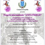 Aprilia: progetto internazionale “Anita Fidelis”.