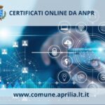 Aprilia: certificati online da ANPR.