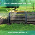 Aprilia: avviso per iscritti all’albo compostatori.