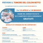 Aprilia, parte la campagna di sensibilizzazione contro il tumore al colon retto